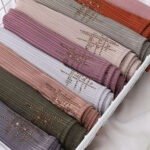 Knitted Jersey Crinkled Hijab
